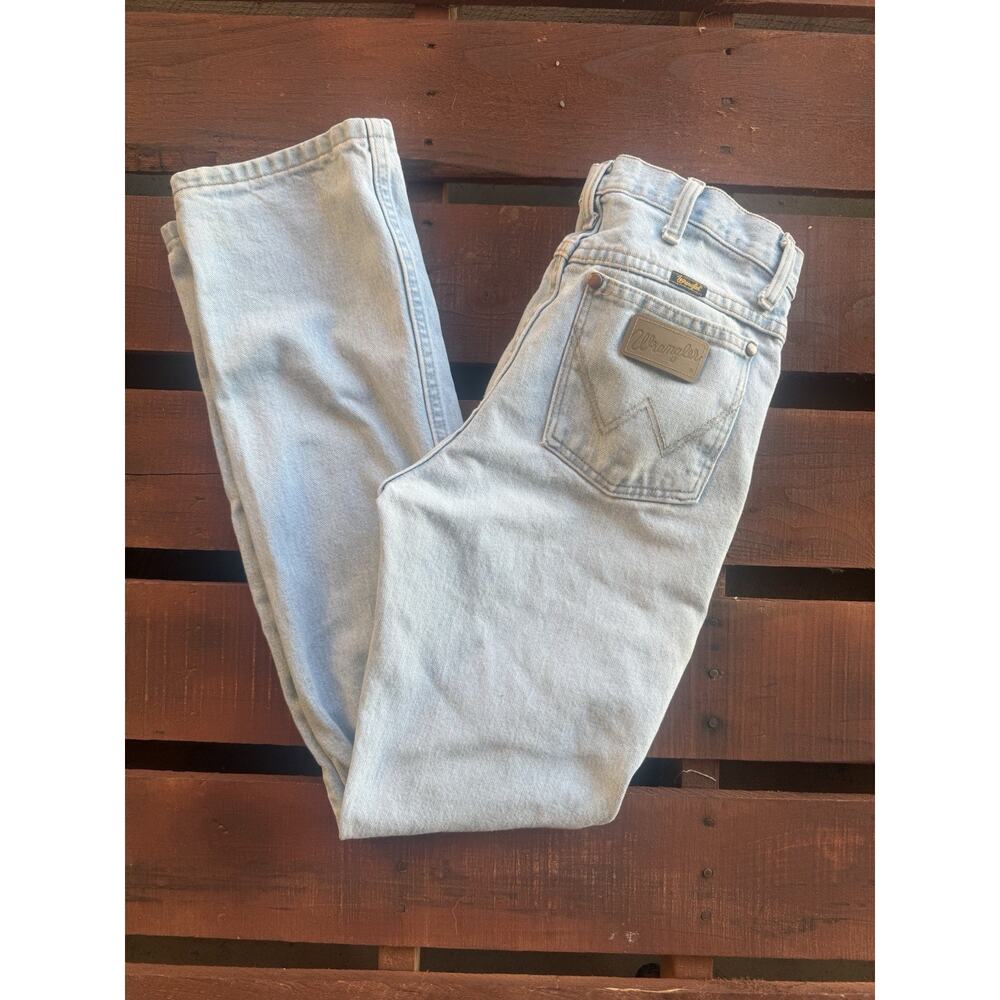 Wrangler 936GBH Cowboy Cut Jeans 30x32 Light Wash Vintage Western Straight Leg